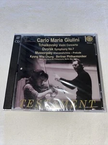 CHUNG/GIULINI/BERLINER PHIL...-Tchaikovsky: Violin Concerto; Dvorak: Symp CD NEW - Picture 1 of 2