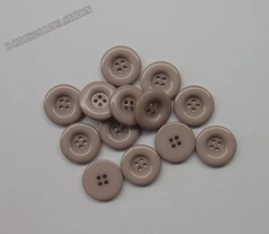 Resin Coat Sewing Buttons DIY 15mm 18mm 20mm 23mm 25mm 28mm 30mm 34mm 38mm - Picture 1 of 30