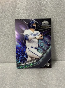 2023 Topps Chrome Black Baseball Vinnie Pasquantino RC Purple Mini 134/150 #66 - Picture 1 of 2