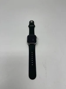 Apple Watch Series 8 41mm Silver Stainless Cyprus Green Band GPS Cellular Good - Picture 1 of 3