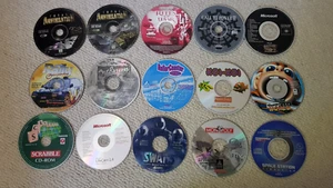 PC Video Games Joblot x15 Warhammer Rally Scrabble Monopoly Disc Only Used Retro - Picture 1 of 7