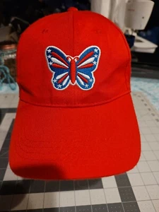 Ladies Butterfly Flag Cap - Picture 1 of 5