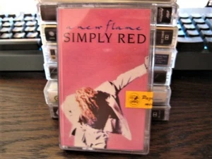 Simply Red - A New Flame Made in BULGARIA CASSETTE Bulgarian Edition 1989 New - Picture 1 of 3