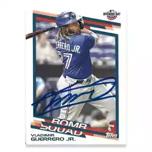 Vladimir Guerrero Jr. Autographed 2022 Topps Opening Day Baseball Card - Picture 1 of 2