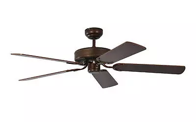 Ceiling Fan Without Light Living Room Walnut Bronze Potkuri - Image 1 of 2