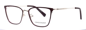 Longchamp LO2125 604 Burgundy Womens Cat Eye Full Rim Eyeglasses 52-16-140 B:39 - Picture 1 of 12