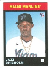 2021 Topps 582 Montgomery Club Set 5 Jazz Chisholm  RC ROOKIE #14 Miami Marlins