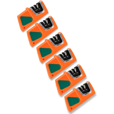 PACK de 6 varillas de carburo cruzado/cerámica de afilador compacto AccuSharp Foto 1 de 4