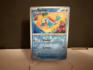 2023 Pokemon TCG Squirtle 007 Scarlet & Violet 151 MEW Reverse Holo Card NM+ - Picture 1 of 1