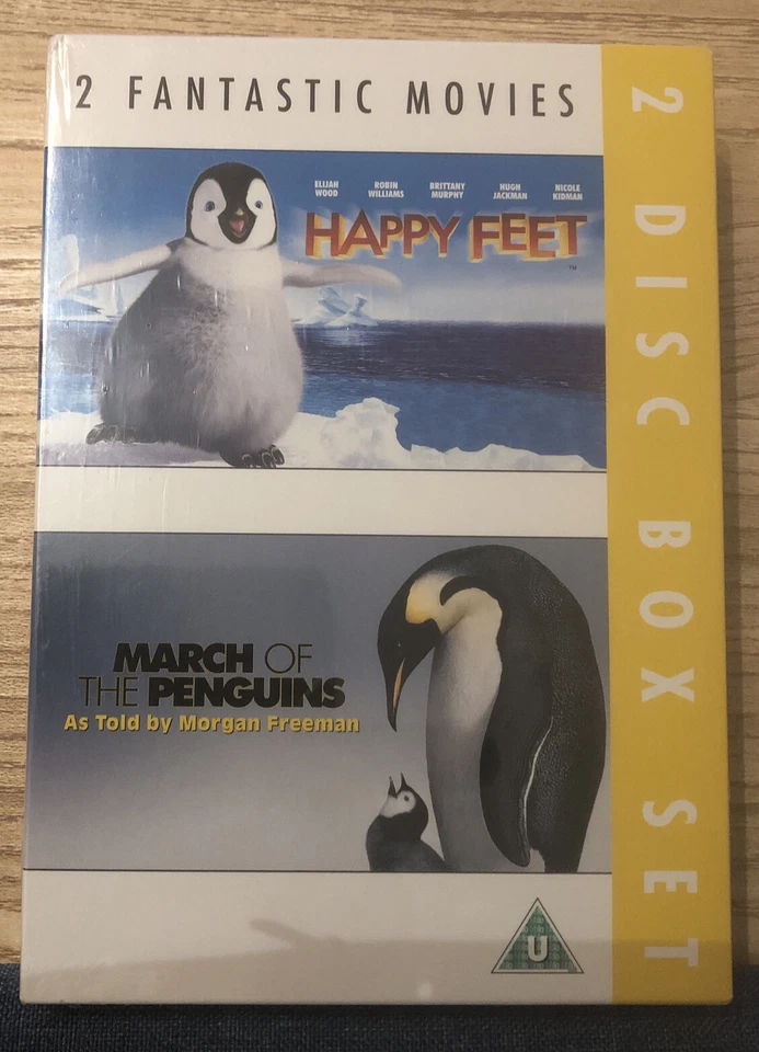 Happy Feet/March Of The Penguins DVD Children Box Set (2006) New Sealed,Region 2 - Image 1 of 4