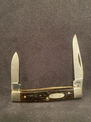 Case XX 62033 SS 2 Blade Pocket Pen Knife, Stainless Steel VINTAGE 1984 - Image 1 of 4