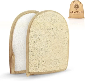 Premium Exfoliating Loofah Glove Pad Body Scrubber. Our Mitt Gloves Are Made of - Picture 1 of 7