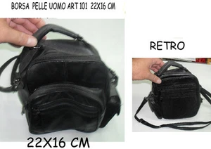 Bandoulière Cuir Sac Homme Porte-Documents Téléphone Portable Cartes de Crédit - Picture 1 of 1