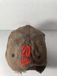 Vintage Nike Michael Jordan 23 Hat 1990s Black Cap Jumpman adjustable - Picture 1 of 6