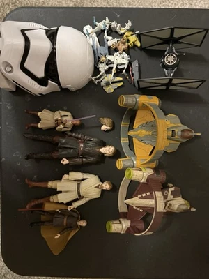 Star Wars Toy Lot (Black series, micro Machines, And Micro Galaxy Squadron) - Image 1 of 4