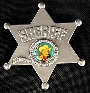 Vintage 1950s Souvenir Roy Rogers Sheriff Badge - Picture 1 of 2