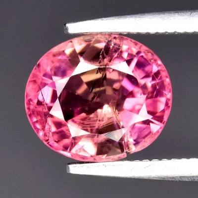 💎 Turmalina rosa natural ovalada de 1,71 quilates 7,8 x 6,8 mm - sin calefacción, piedras preciosas de África Foto 1 de 4