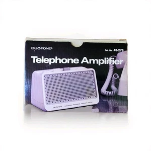 Radio Shack Duofone Electronic Telephone Amplifier System - Zdjęcie 1 z 8