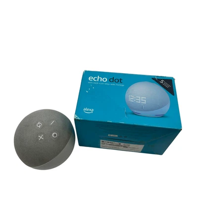 READ Amazon C4E8S3 Echo Dot 5th Gen Smart Speaker Cloud BLUE #SC7885 (AR) - Image 1 of 4
