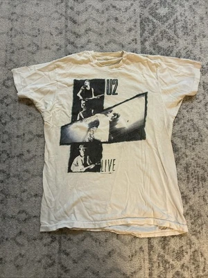 Maglietta U2 The Joshua Tree Album Cover 1987 Tour Vintage Rara Live XL - Immagine 1 di 4