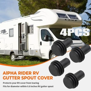4Pc RV Gutter Spout Caps Cover Pretector Not Easy To Fall Off RV Cover Pretector - Picture 1 of 12