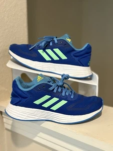 Adidas Duramo 10 Jr GV8938 Blue Running Training Sneakers Shoes Youth Size 3.5 Y - Picture 1 of 10