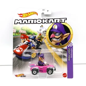1X HOT WHEELS Mario Kart Waluigi Badwagon Diecast HTF - Picture 1 of 5