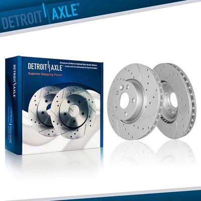 Rotores de freno delanteros ranurados perforados para Range Rover Evoque Volvo S60 V70 S80 XC70 Foto 1 de 4