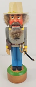 German Nutcracker ~ Confederate Officer ~ Hand Carved ~ Lothar Junghanel ~ Music - Picture 1 of 15