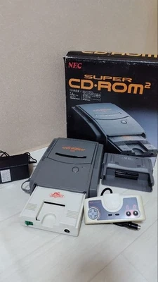 NEC PC Engine & Super CD-ROM2 PI-CD1 Console wth Box Tested - Image 1 of 4