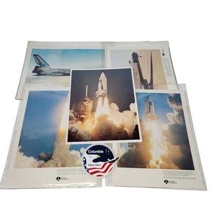 NASA Photo lot Space Shuttle Press Pack + 2 original Kodak + sticker Columbia - Picture 1 of 9