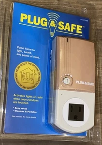 Plug & Safe Model PS8 Home Security Device Wireless & Portable Come Home To Calm - Picture 1 of 7