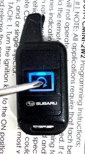 SUBARU GOH-PCMINI-2W2 OEM LLAVERO MANDO A DISTANCIA SIN LLAVE ARRANQUE COCHE H001SSG461 1 botón - Imagen 1 de 12