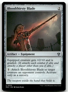 Bloodthirsty Blade MTG Commander: Murders at Karlov Manor 225 U NM - Picture 1 of 2