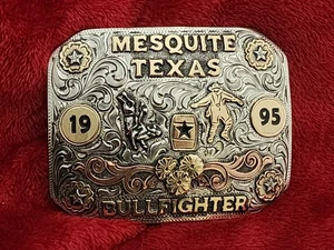 Rodeo☆1995☆Bullfighter X-TREME Champion Trophy Buckle☆MESQUITE TEXAS☆Selten☆798 - Bild 1 von 14