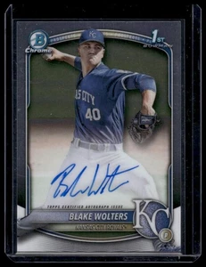 2025 Bowman Chrome Prospect Autograph - CPA-BW Blake Wolters Royals (1st,AU) - Picture 1 of 2