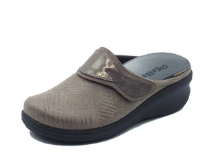 Melluso PD908Z Castoro Pantofole per Donna in tessuto e nabuk beige scuro con so - Imagen 1 de 3