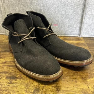 Perry Ellis Tim Shoes Mens Size 10 High Top Black Lace Up - Picture 1 of 14
