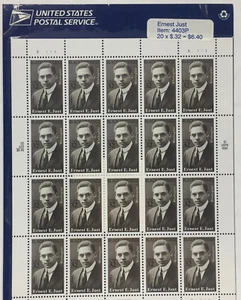 Biologist Langston Hughes ~ Black Heritage ~ 32¢ USPS STAMP SHEET of 20 SEALED - Bild 1 von 1