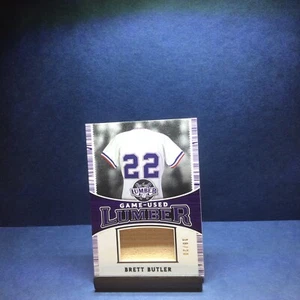 2024 Leaf Lumber - Game Used Lumber - Brett Butler - Bat Piece - #/ 20 - Picture 1 of 2