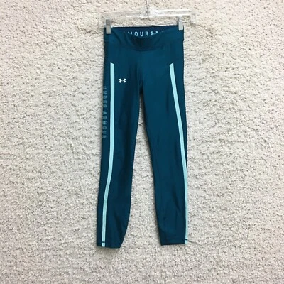 Under Armour Pants Extra Small Adult Blue Compression HeatGear Leggings Womens - Image 1 of 4