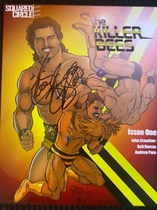 ¡CÓMIC FIRMADO "B" POR BRIAN BLAIR! ¡ABEJAS ASESINAS! WWF! ¡RESTLEMANIA! AWA! CWF! - Imagen 1 de 2