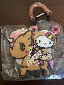 NWT Tokidoki Sanrio Characters Hello Kitty Donutella Kawaii Unicorno Luggage Tag - Picture 1 of 6