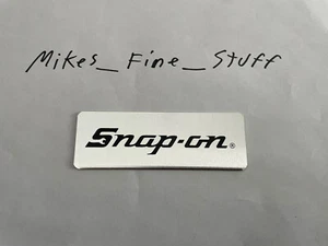 Snap On Logo OEM Emblem Trademark Label for VISE Original There Is a Difference - Picture 1 of 4
