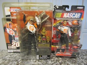 NEW Lot of 2 Action - McFarlane Toys NASCAR  Tony Stewart figure 2002 Champion - Picture 1 of 15