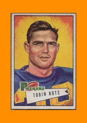 1952 Bowman Small #56 Tobin Rote (VG-EX) Green Bay Packers - Image 1 of 2