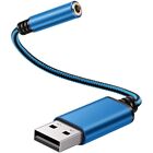 4X(Usb To 3.5Mm Headphone Jack Audio Adapter,External Stereo Sound Card For Pc,