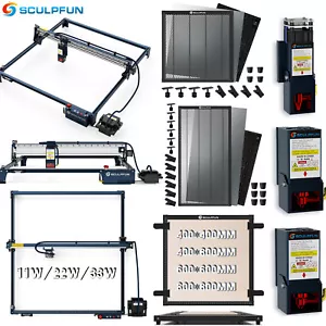 SCULPFUN S30 Ultra 11/22/33W Laser Graviermaschine 600x600mm Gravurbereich 2023 - Bild 1 von 64