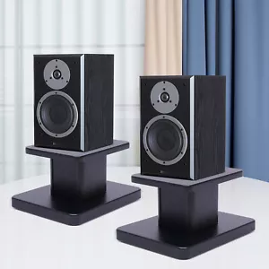 Par de altavoces de mesa soportes para monitor de estudio soportes para computadora de escritorio estantería - Imagen 1 de 10