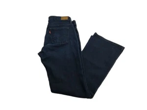 Levis 565 - Womens Vintage Boot Cut Dark Blue 5 Pocket Jeans - Size 12M - Picture 1 of 10